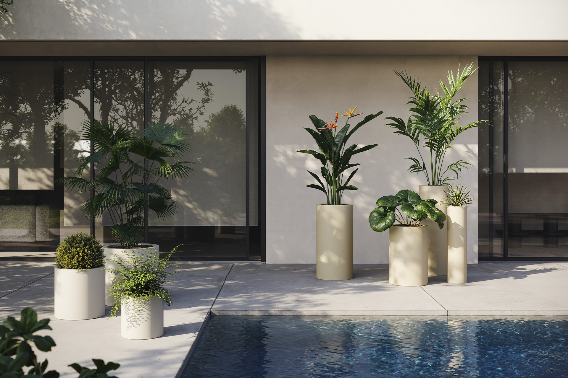 Cylinder lonec Ø50x50 - Vondom Lonci in korita