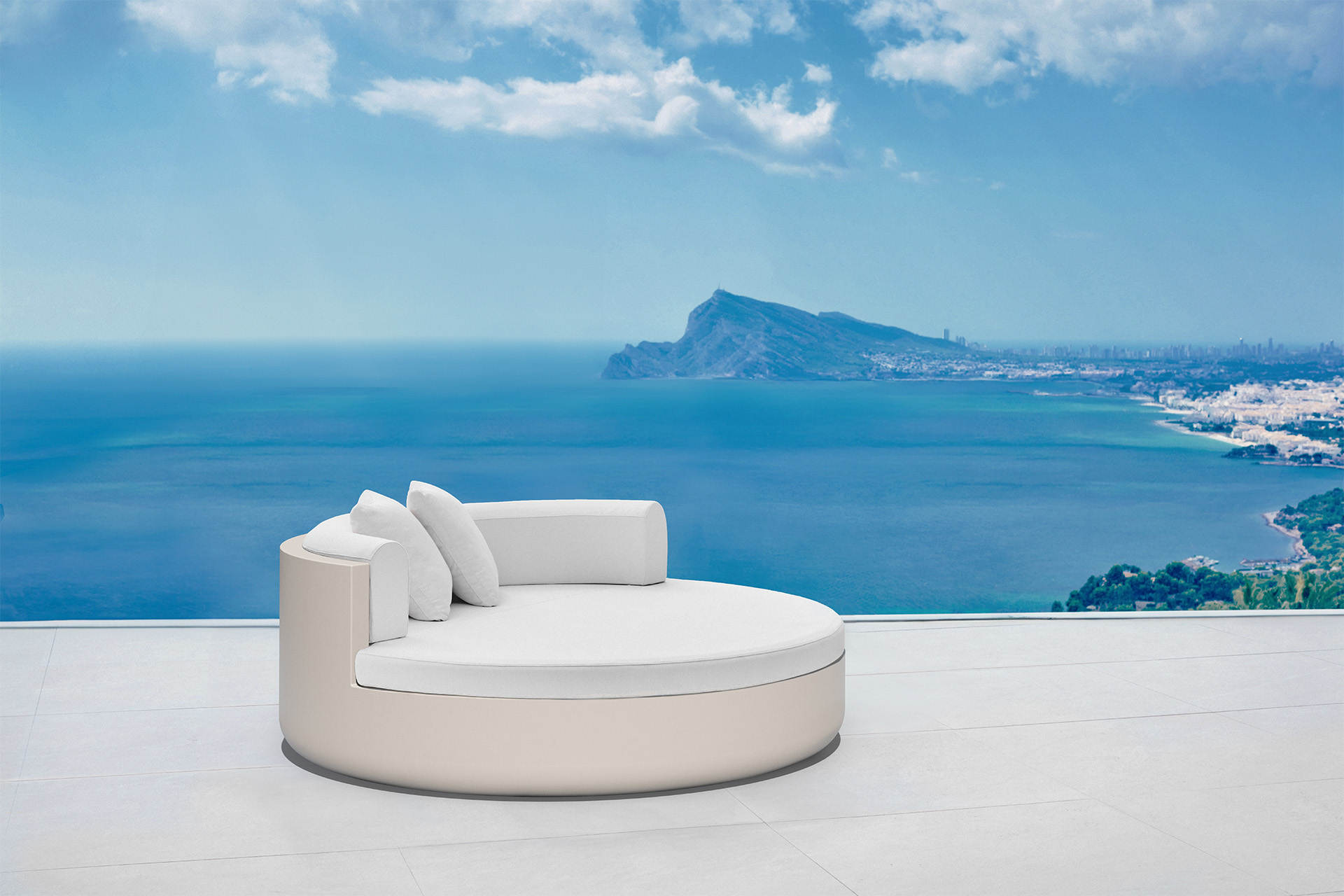 Ulm daybed nastavljiv naslon - Vondom Zofe in lounge sestavi
