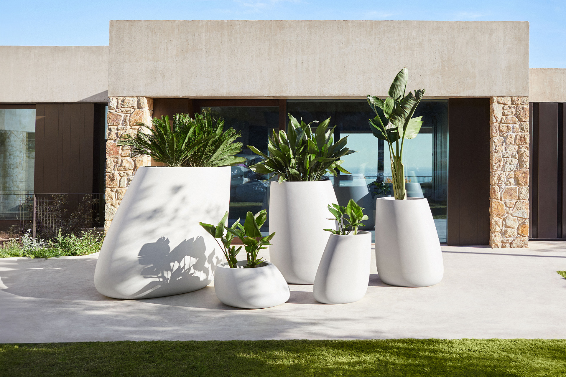 Stone korito 86x64x100 - Vondom Lonci in korita