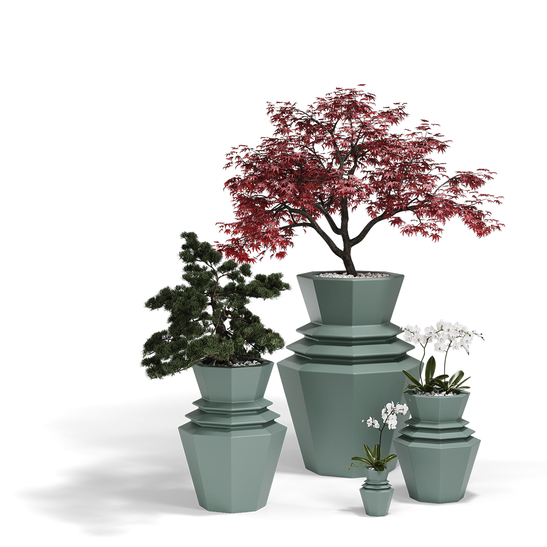 Vondom Origami Hinoki Planter 1 