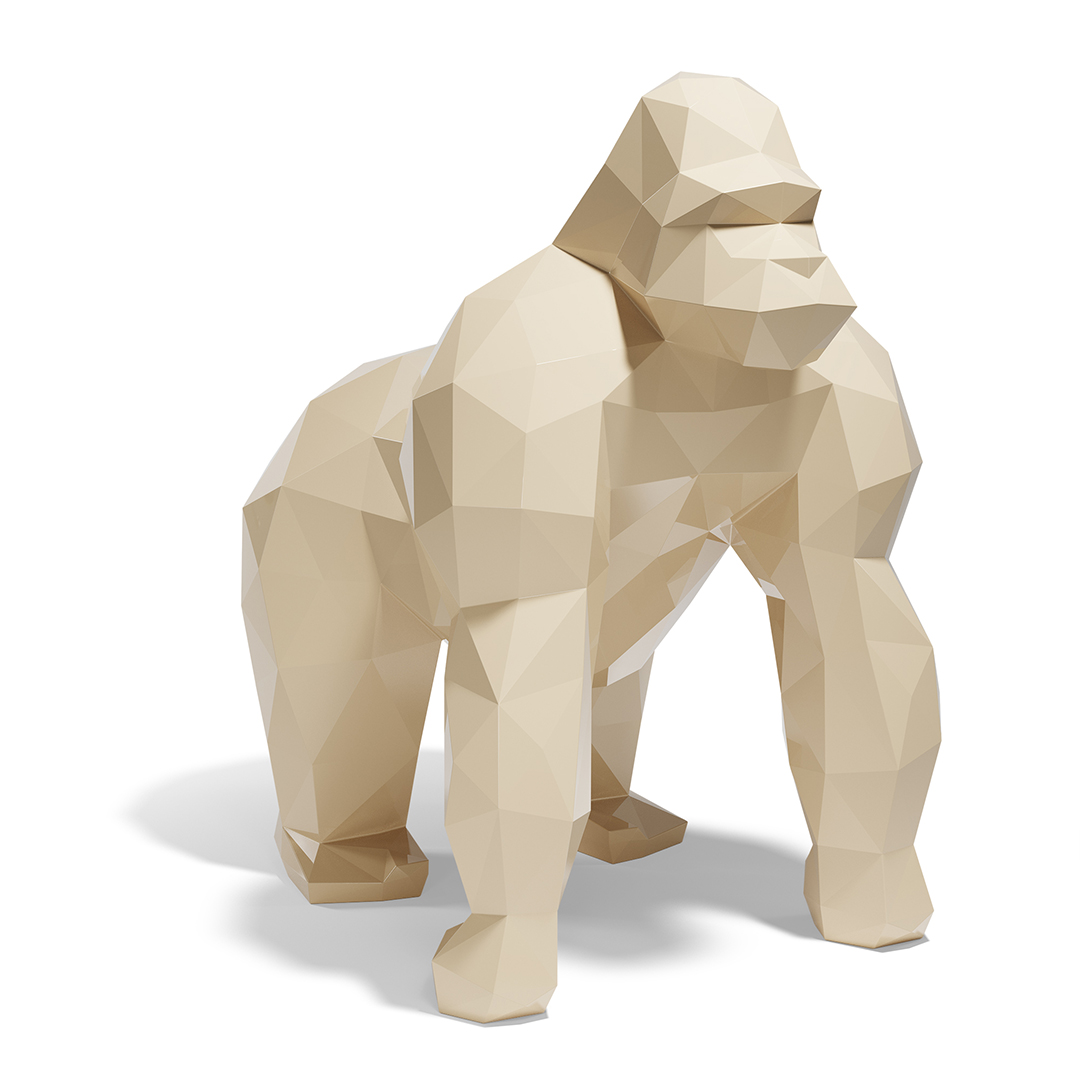 19 Vondom Origami Saru Studio Vondom 44231F Cream Lacquered 