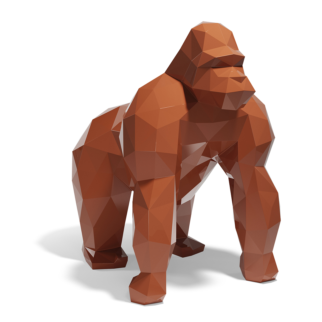 21 Vondom Origami Saru Studio Vondom 44231F Clay Lacquered 