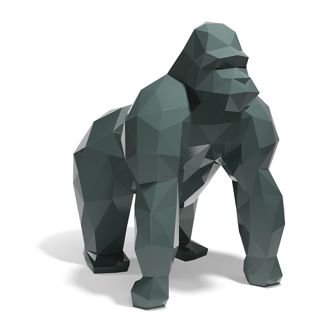 25 Vondom Origami Saru Studio Vondom 44231F Green Lacquered