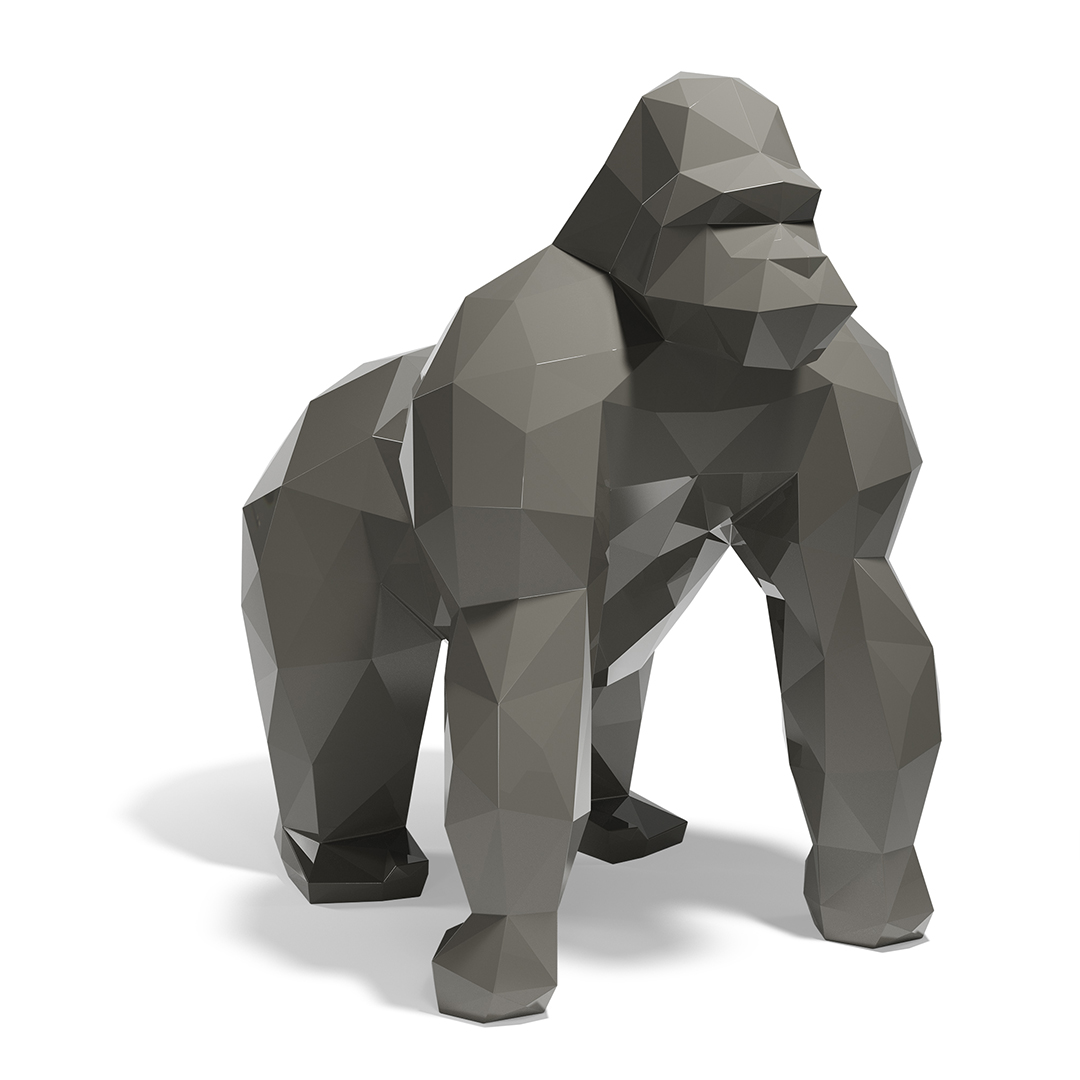 27 Vondom Origami Saru Studio Vondom 44231F Anthracite Lacquered 