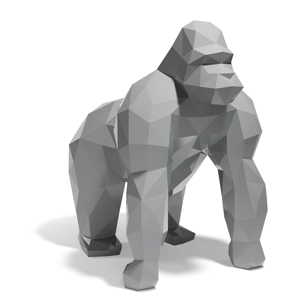 27 Vondom Origami Saru Studio Vondom 44231F Gray Lacquered