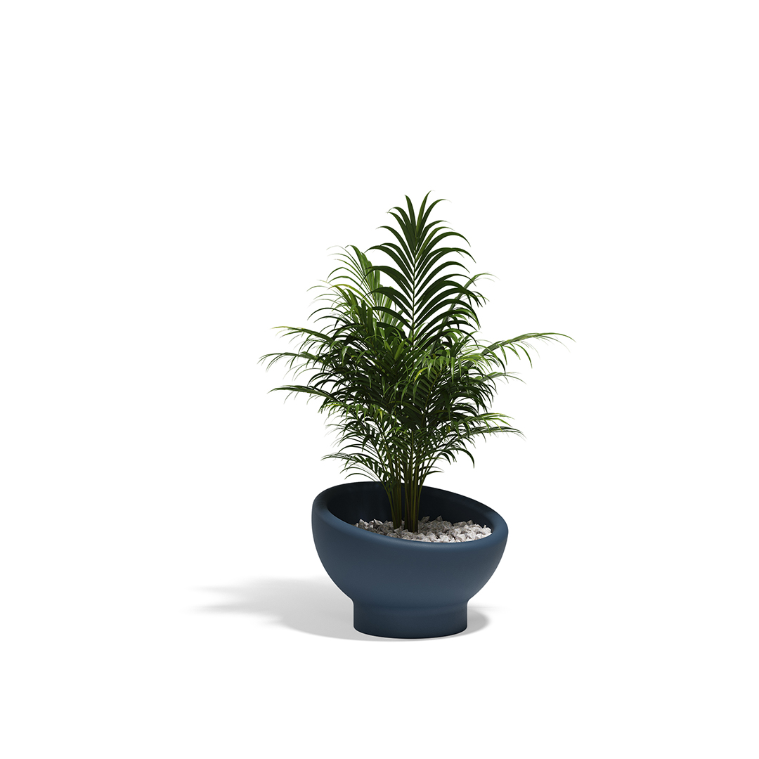 10 Vondom Luna Planter Ramon Esteve 54856 Blue 