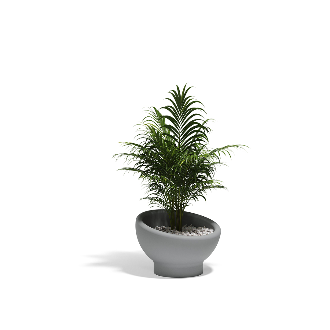 11 Vondom Luna Planter Ramon Esteve 54856 Gray 
