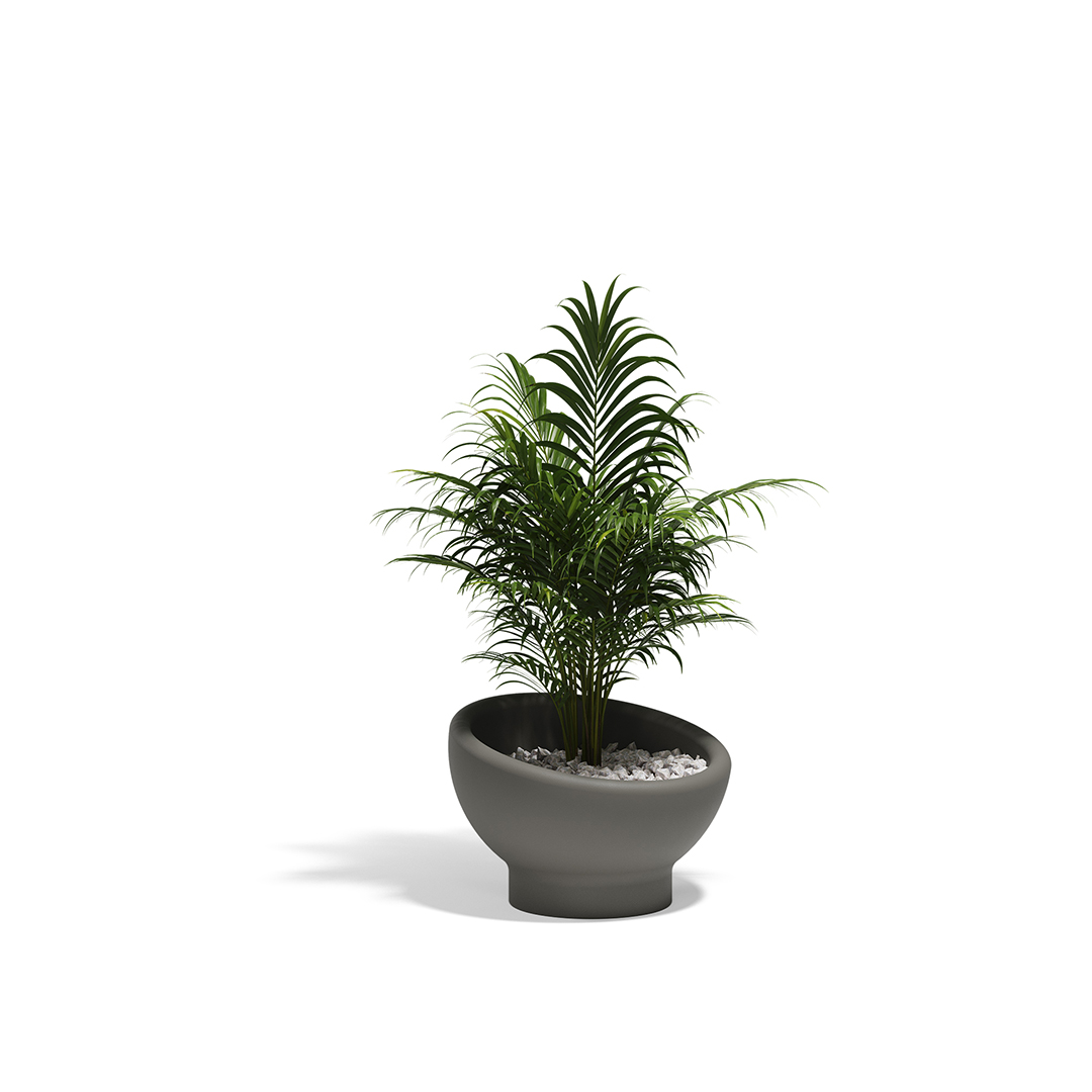 12 Vondom Luna Planter Ramon Esteve 54856 Anthracite 