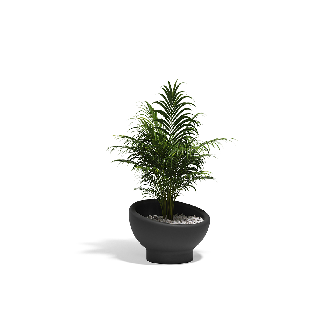 13 Vondom Luna Planter Ramon Esteve 54856 Black 
