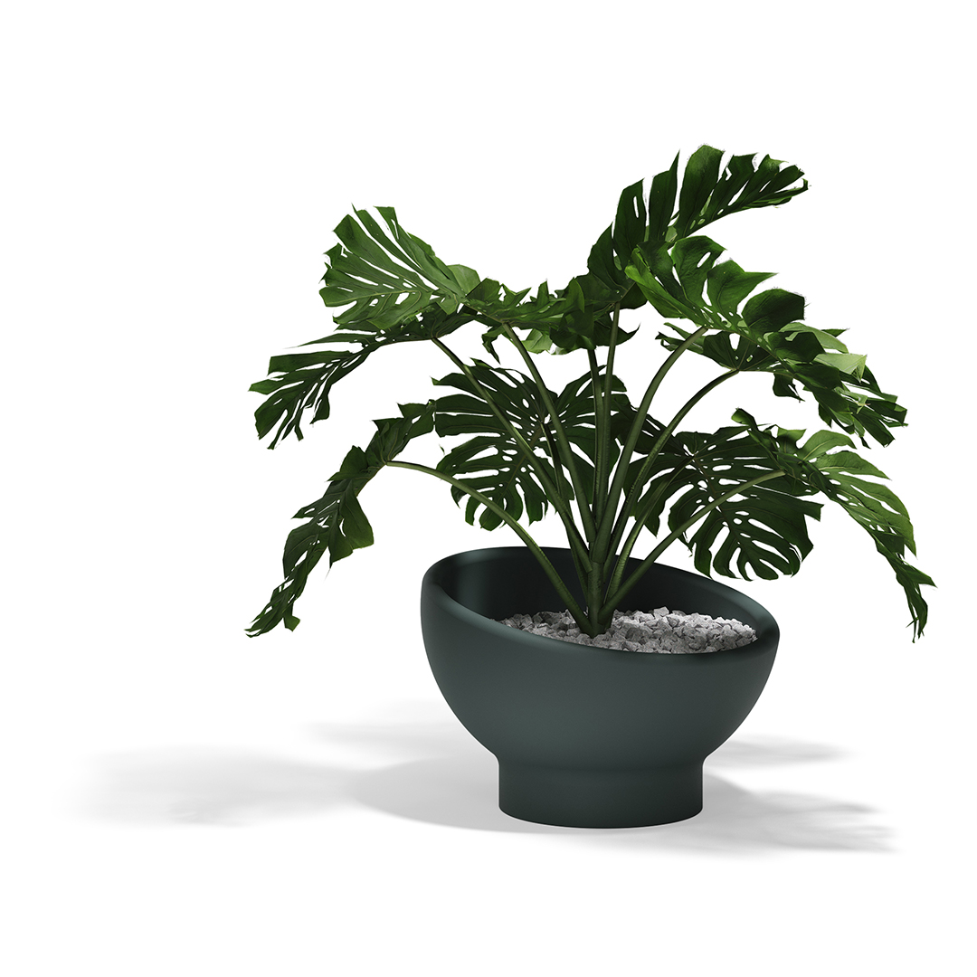 09 Vondom Luna Planter Ramon Esteve 54857 Green 