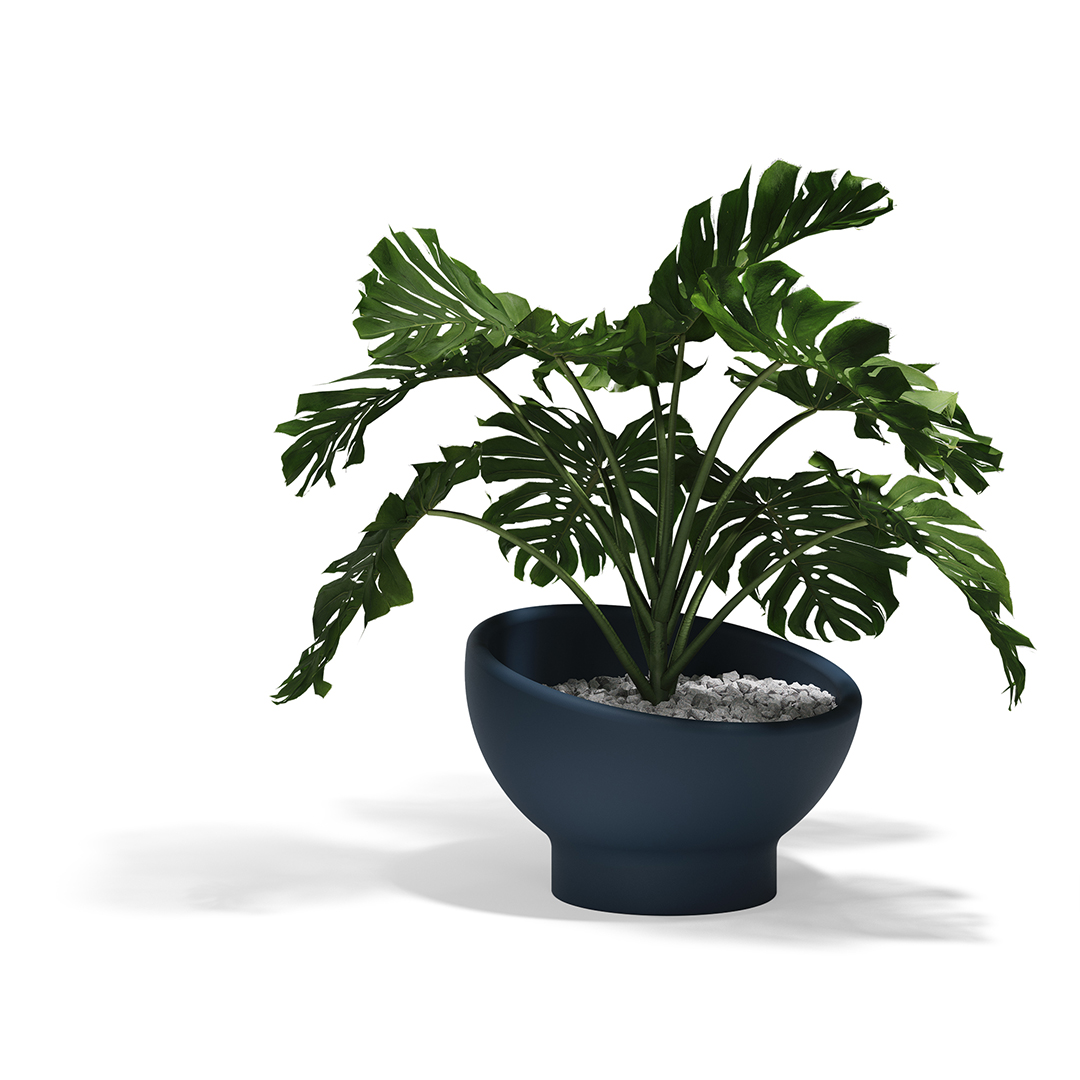 10 Vondom Luna Planter Ramon Esteve 54857 Blue 