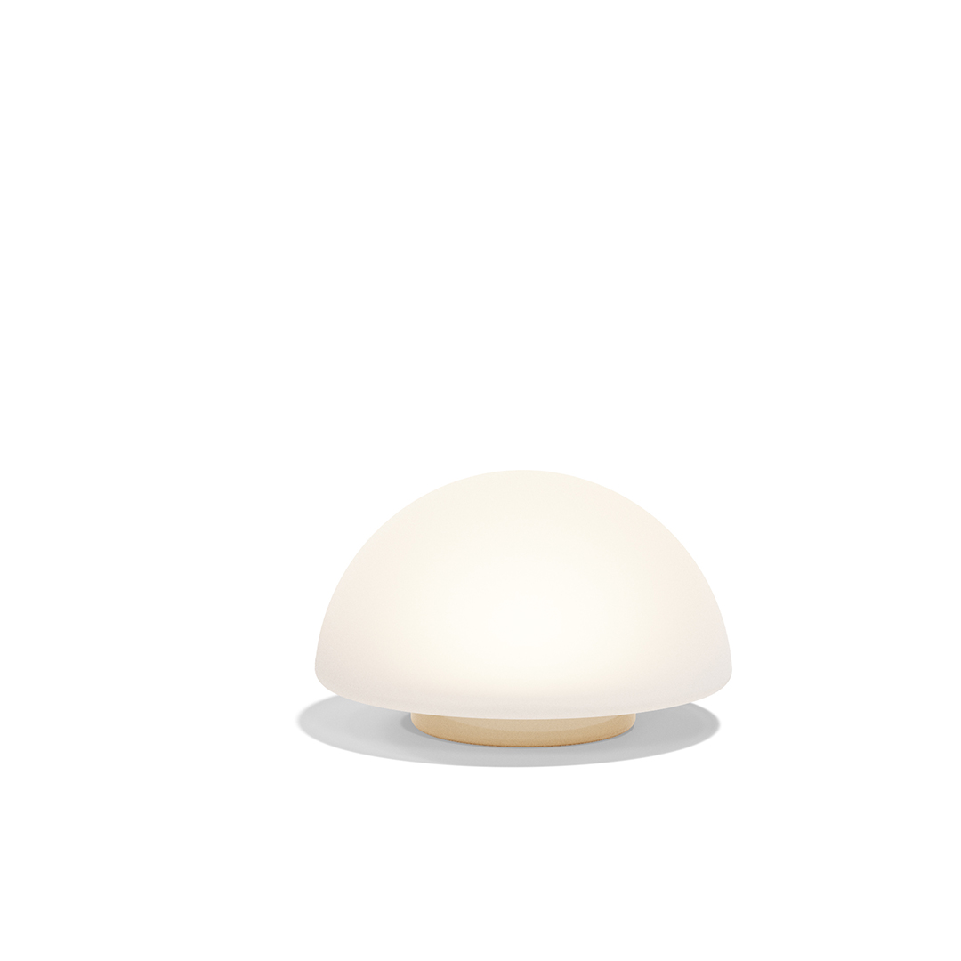 54860F Vondom Luna Lamp Ramon Esteve Cream Lacquered 
