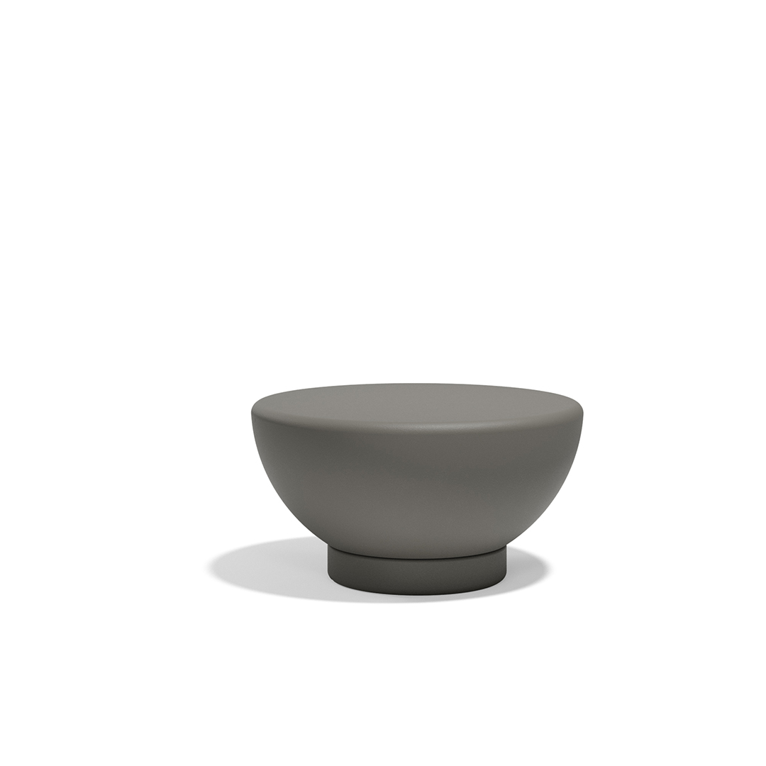 04 Vondom Luna Low Table Ramon Esteve 54865 Anthracite 