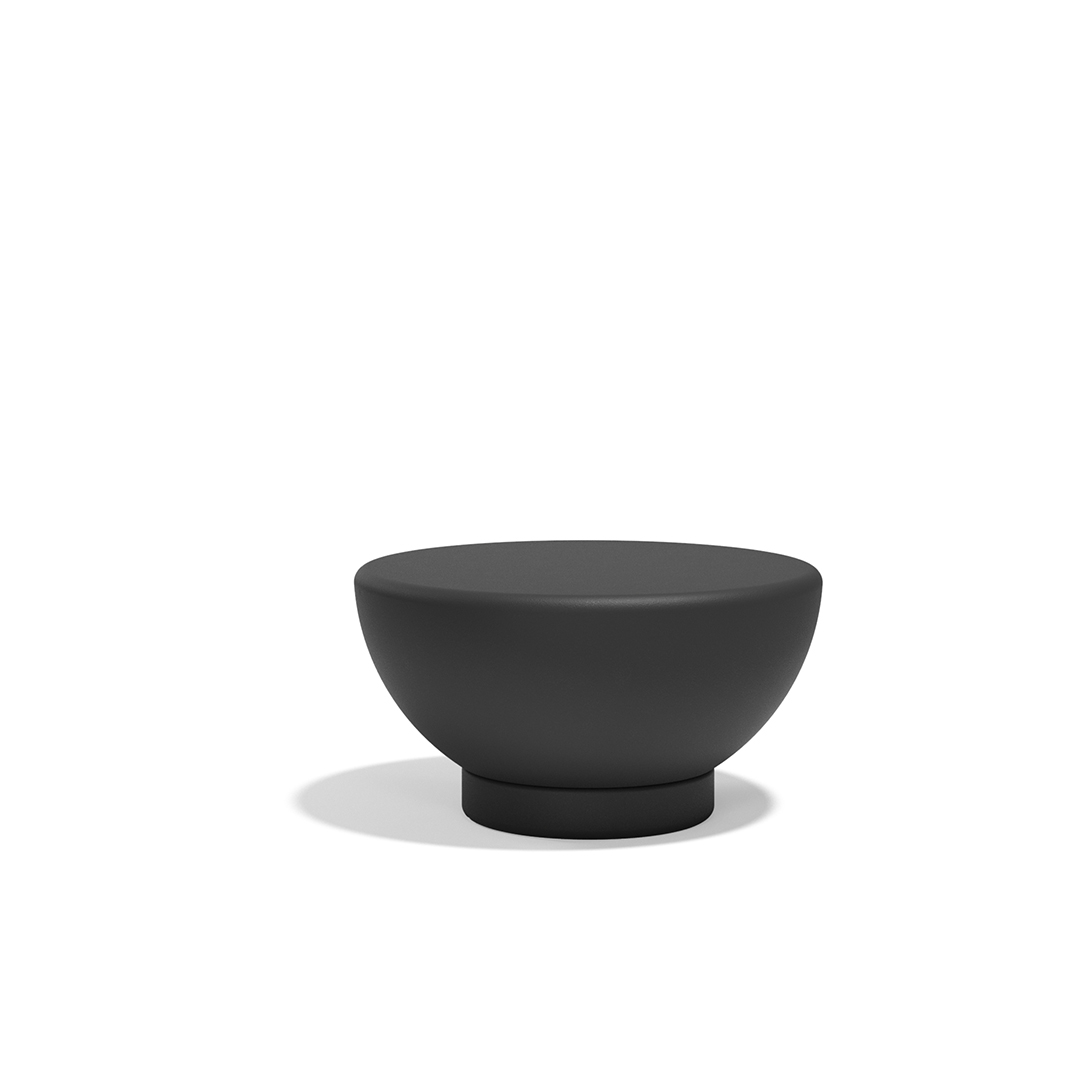 05 Vondom Luna Low Table Ramon Esteve 54865 Black 