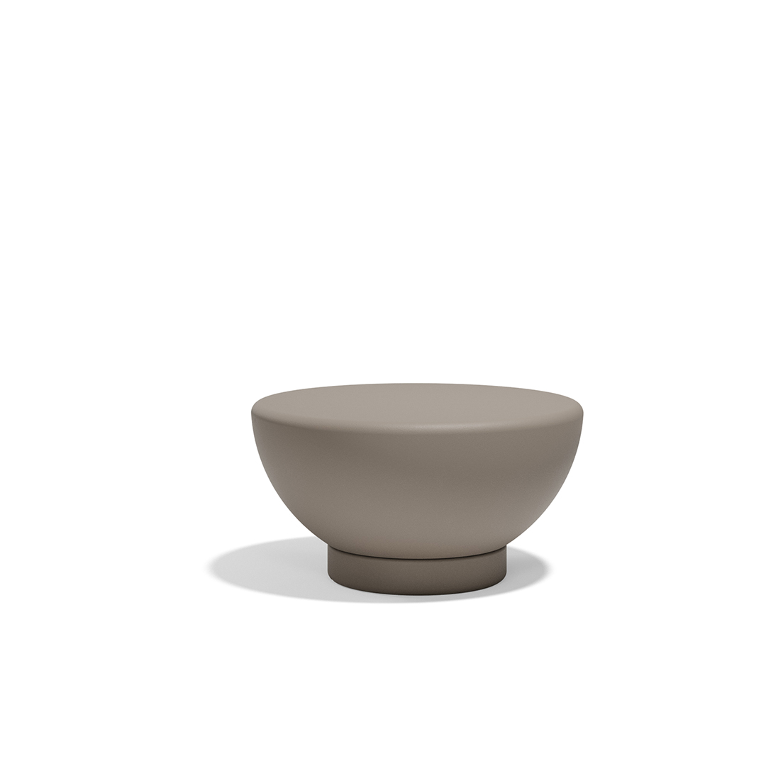 08 Vondom Luna Low Table Ramon Esteve 54865 Tortora 