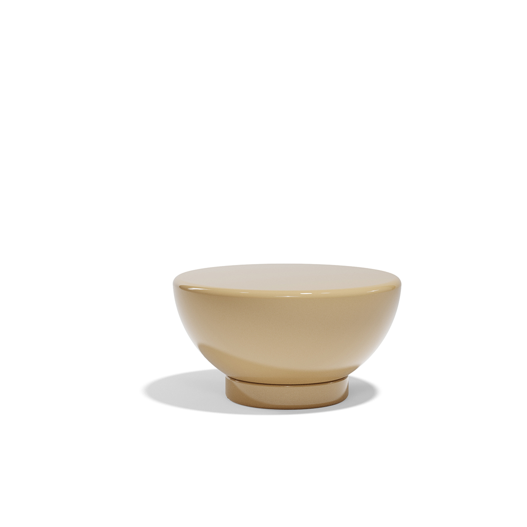21 Vondom Luna Low Table Ramon Esteve 54865F Camel Lacquered 