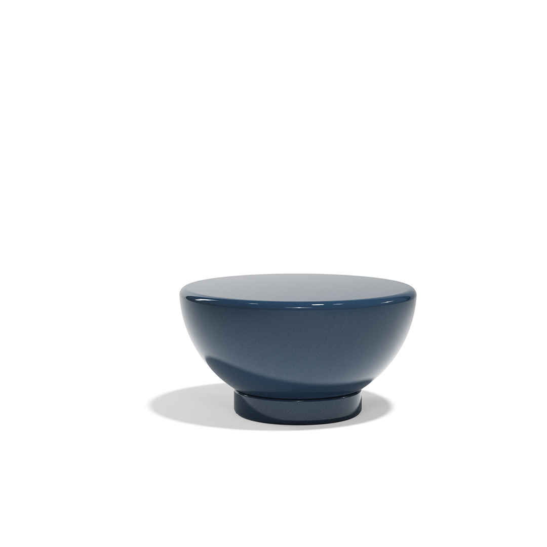 27 Vondom Luna Low Table Ramon Esteve 54865F Blue Lacquered 