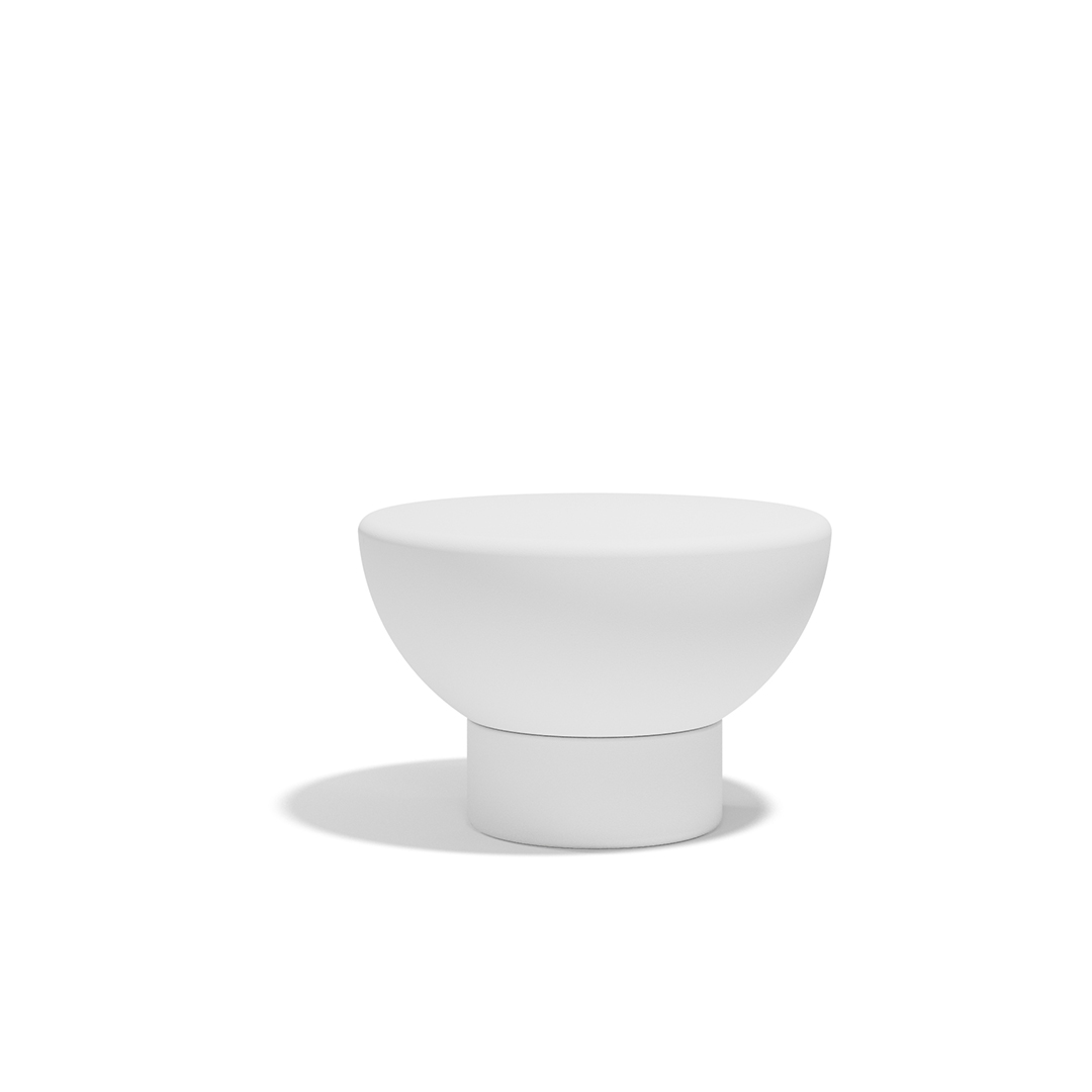 02 Vondom Luna Low Table Ramon Esteve 54866 White 