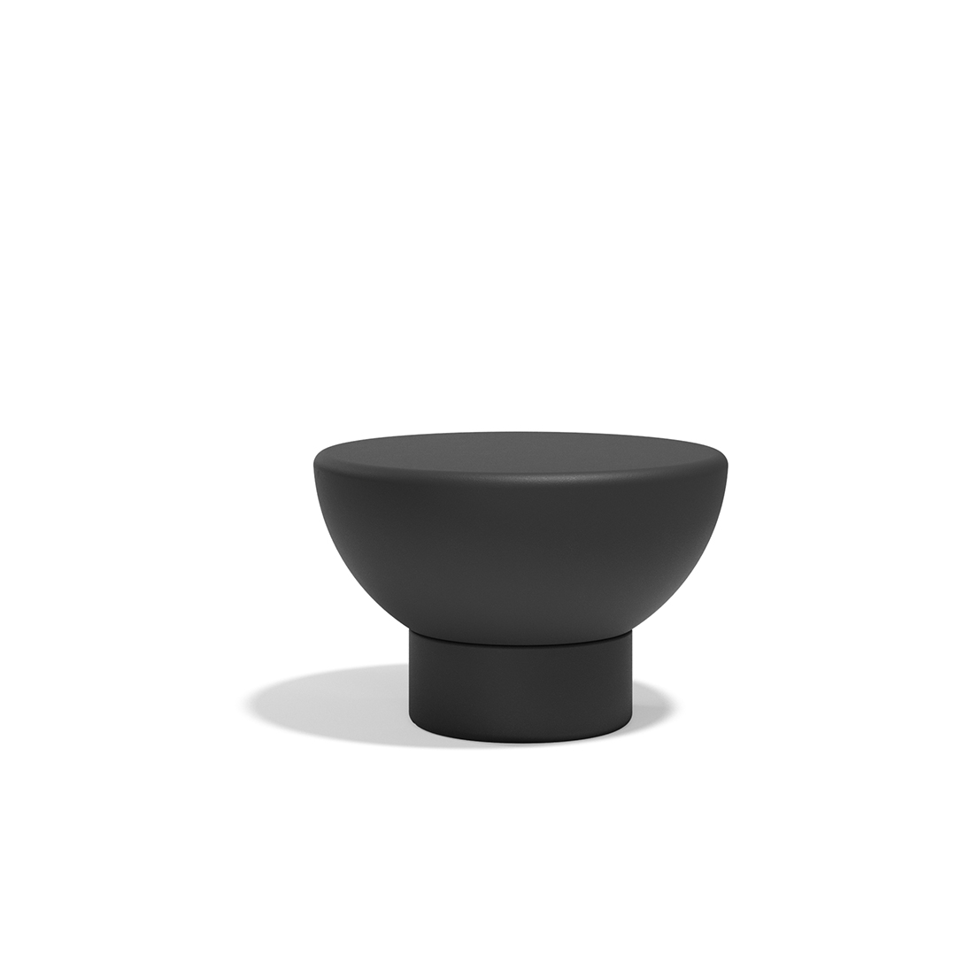 05 Vondom Luna Low Table Ramon Esteve 54866 Black 