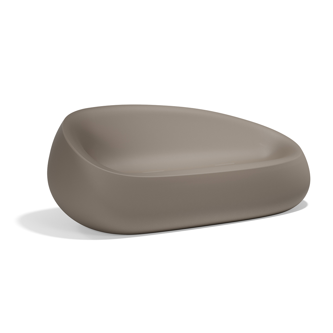 03 Vondom Stone Sofa Stefano Giovannoni 55005 Tortora 