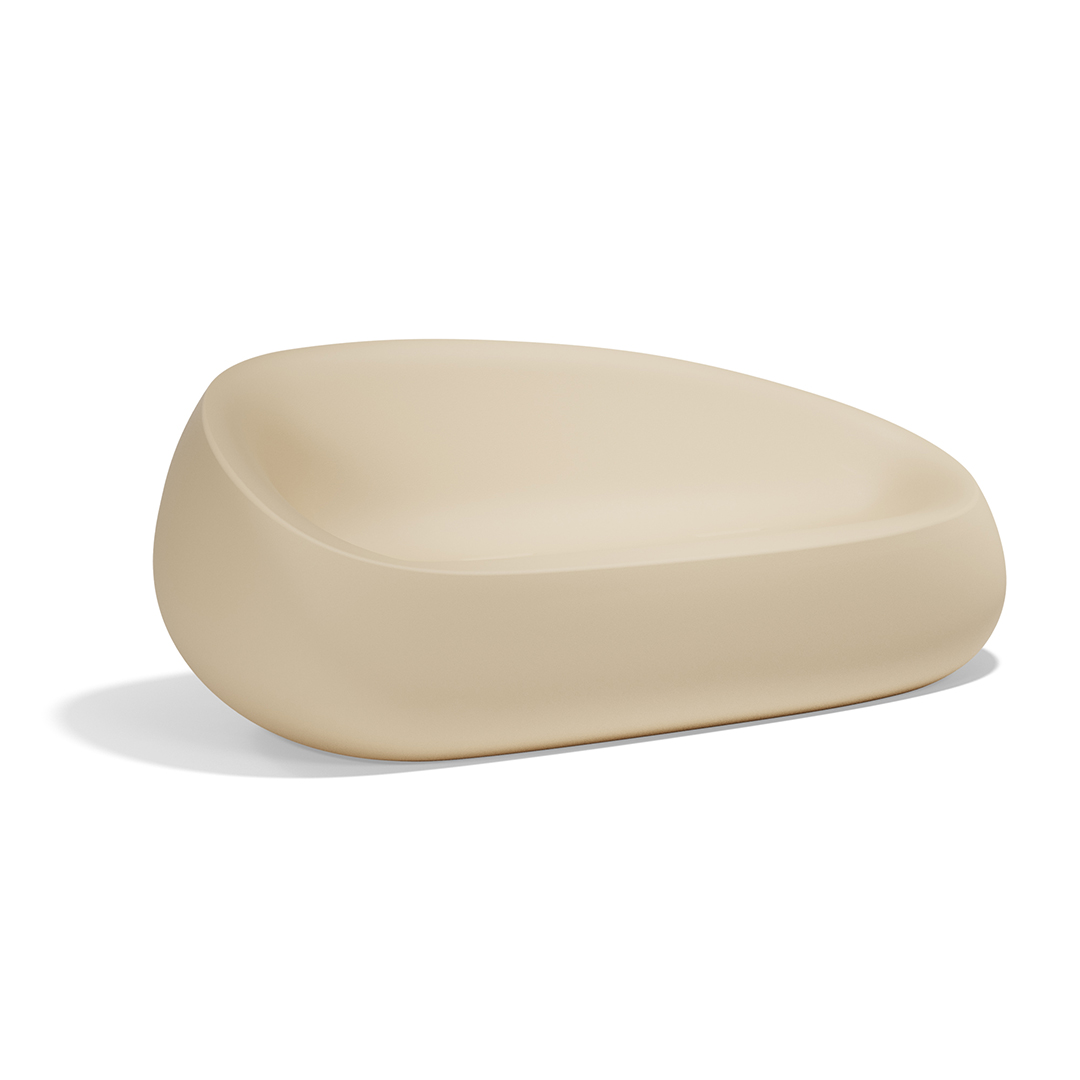 04 Vondom Stone Sofa Stefano Giovannoni 55005 Cream 