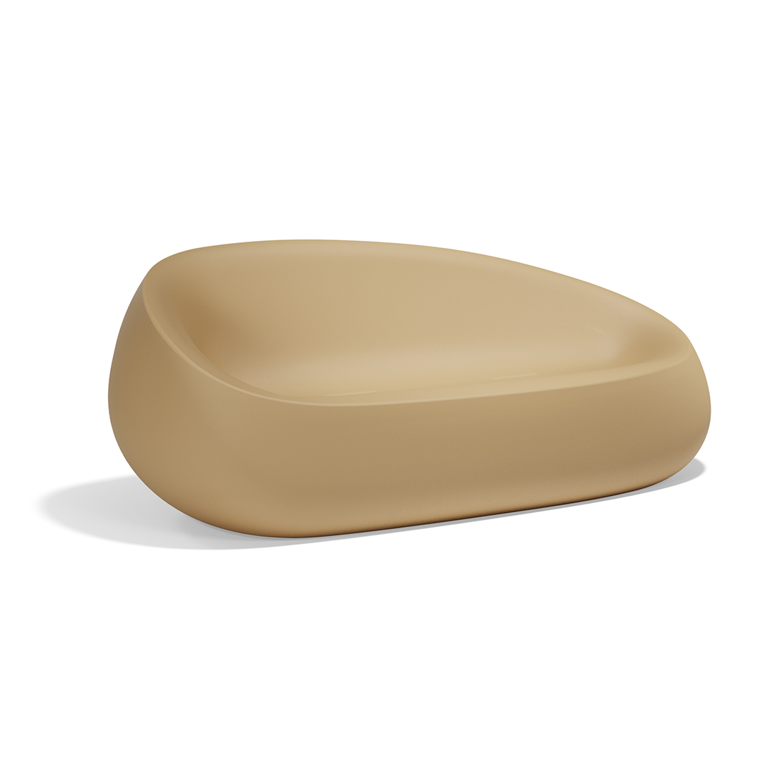 05 Vondom Stone Sofa Stefano Giovannoni 55005 Camel 