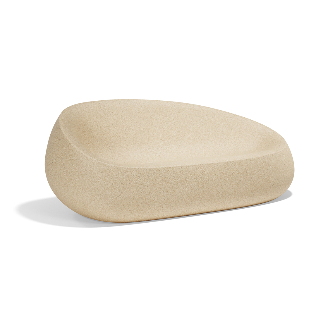 15 Vondom Stone Sofa Stefano Giovannoni 55005 Granite Effect Cream 