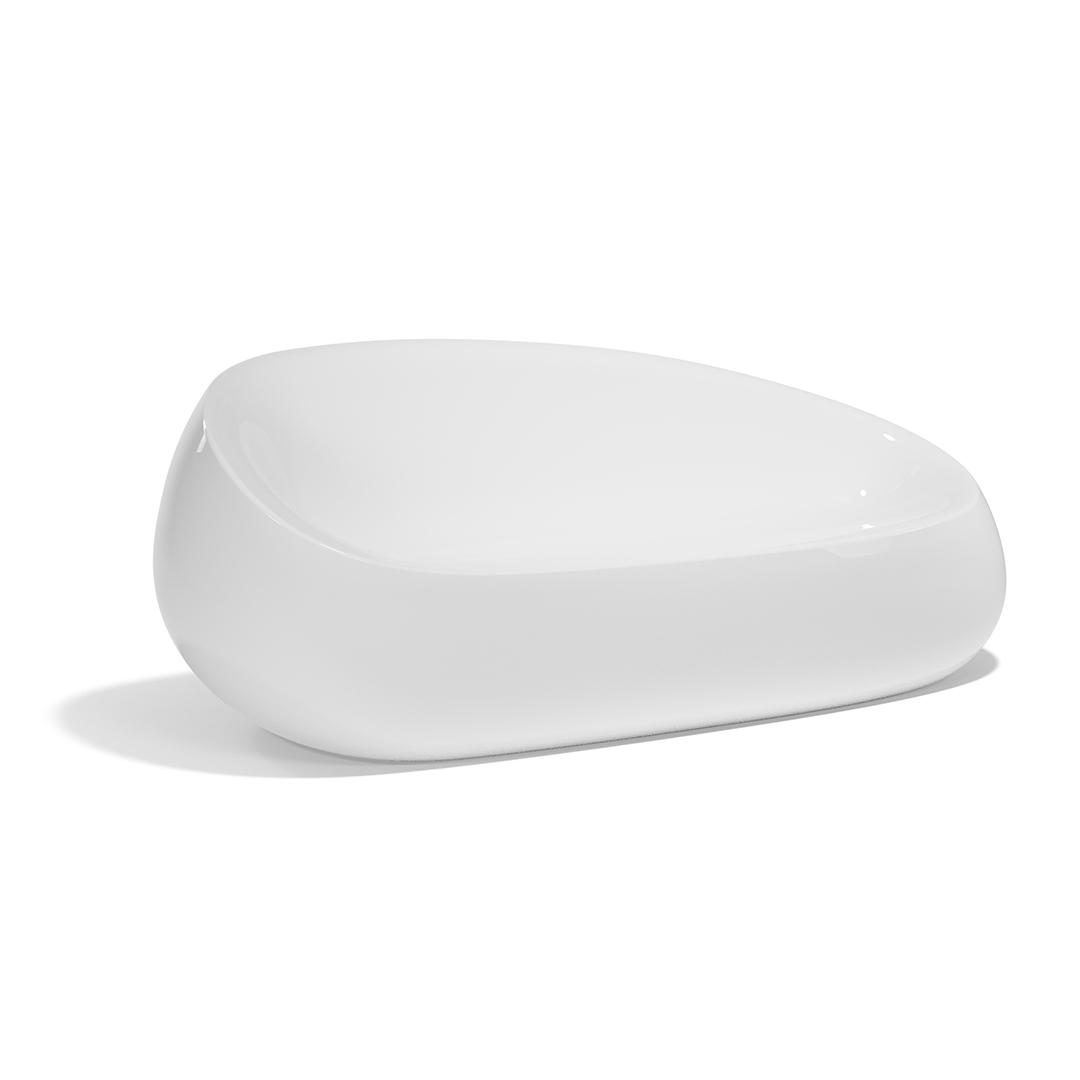 16 Vondom Stone Sofa Stefano Giovannoni 55005F White Lacquered 
