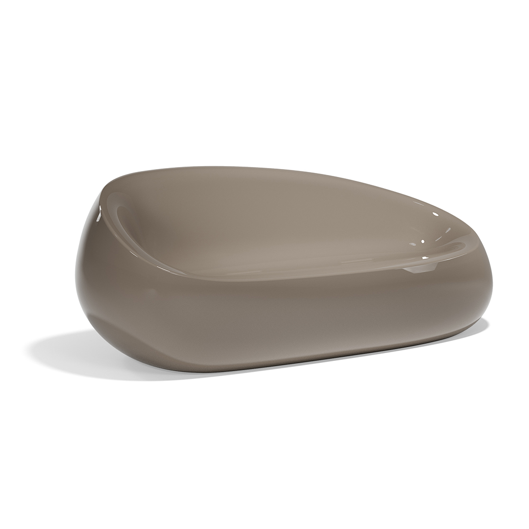 18 Vondom Stone Sofa Stefano Giovannoni 55005F Tortora Lacquered 