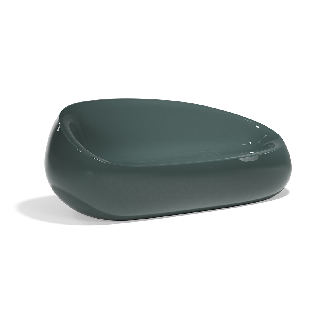 24 Vondom Stone Sofa Stefano Giovannoni 55005F Green Lacquered 