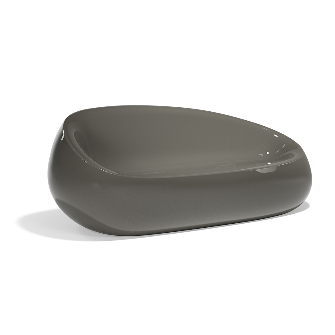 27 Vondom Stone Sofa Stefano Giovannoni 55005F Anthracite Lacquered 