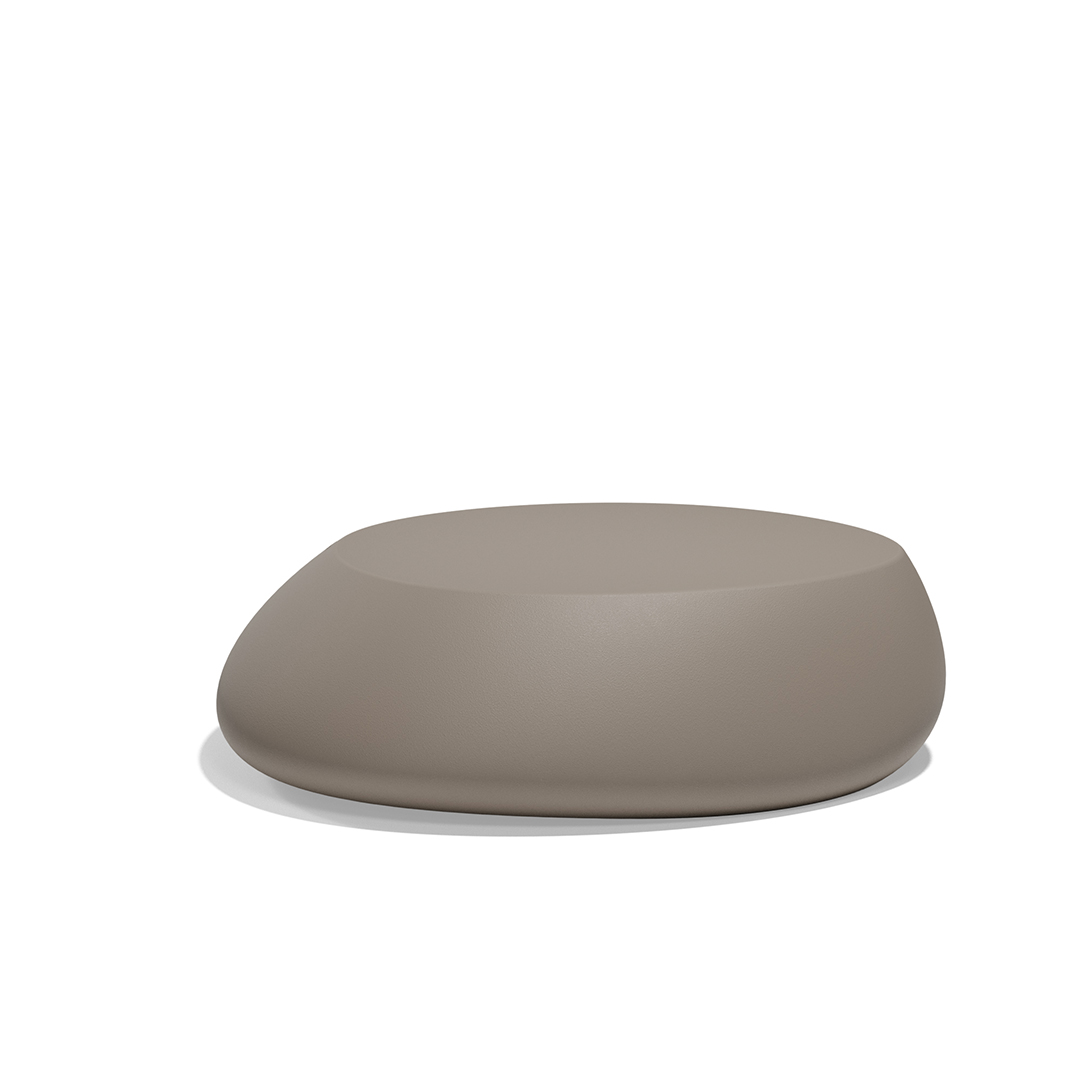 04 Vondom Stone Coffee Table Stefano Giovannoni 55007 Tortora 