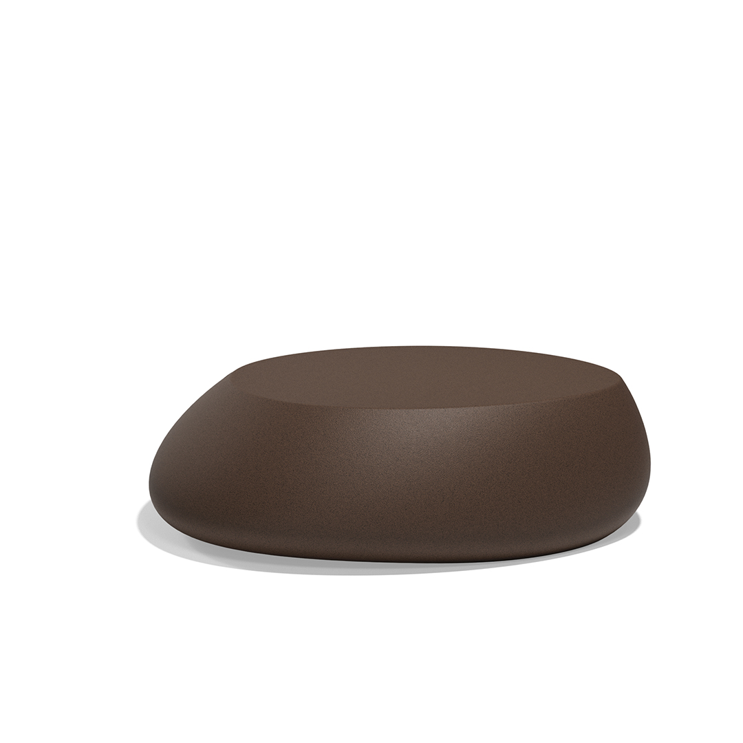 09 Vondom Stone Coffee Table Stefano Giovannoni 55007 Brown 