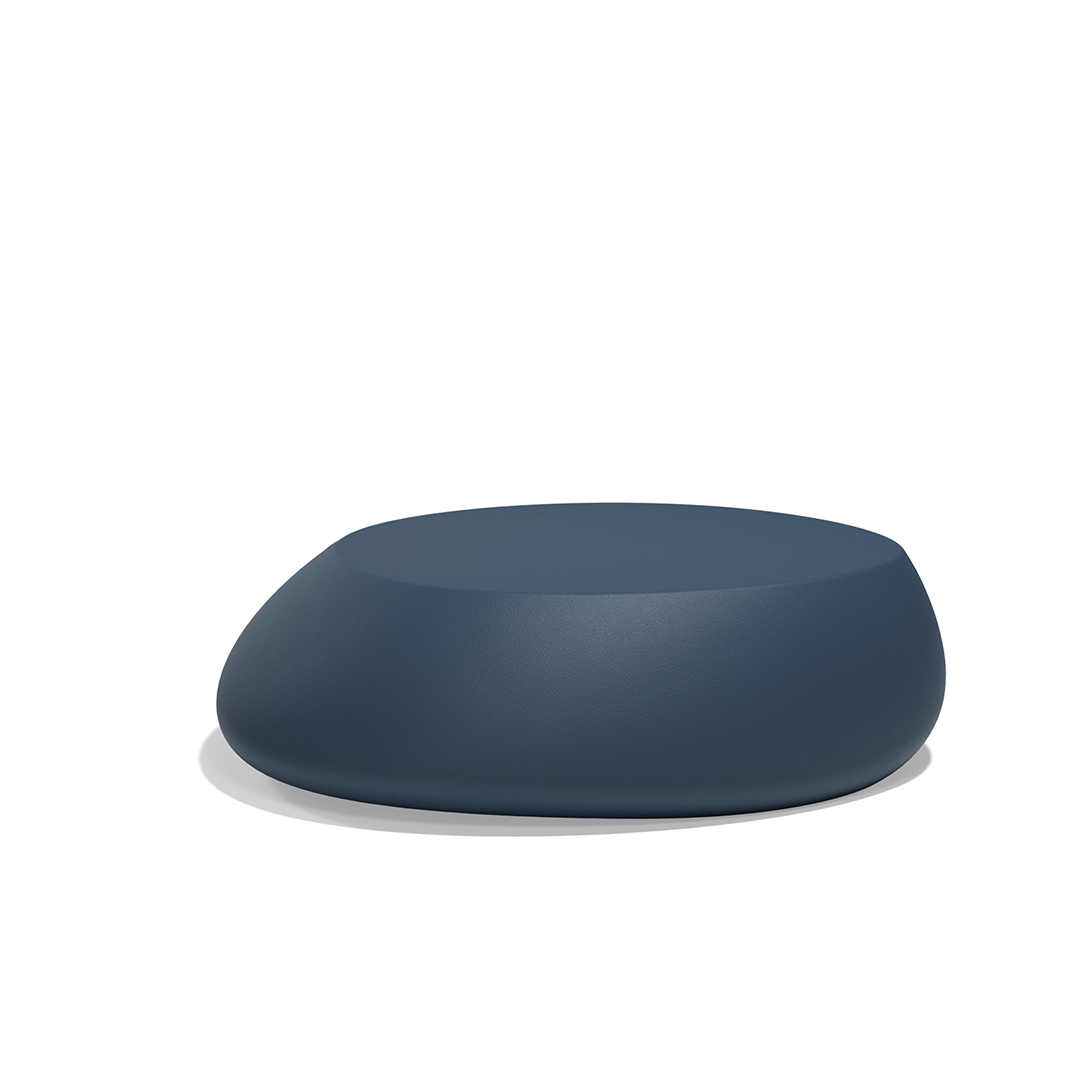 11 Vondom Stone Coffee Table Stefano Giovannoni 55007 Blue 