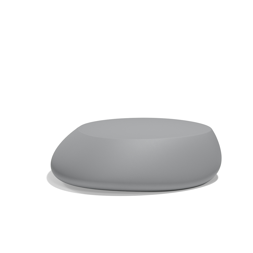 12 Vondom Stone Coffee Table Stefano Giovannoni 55007 Gray 