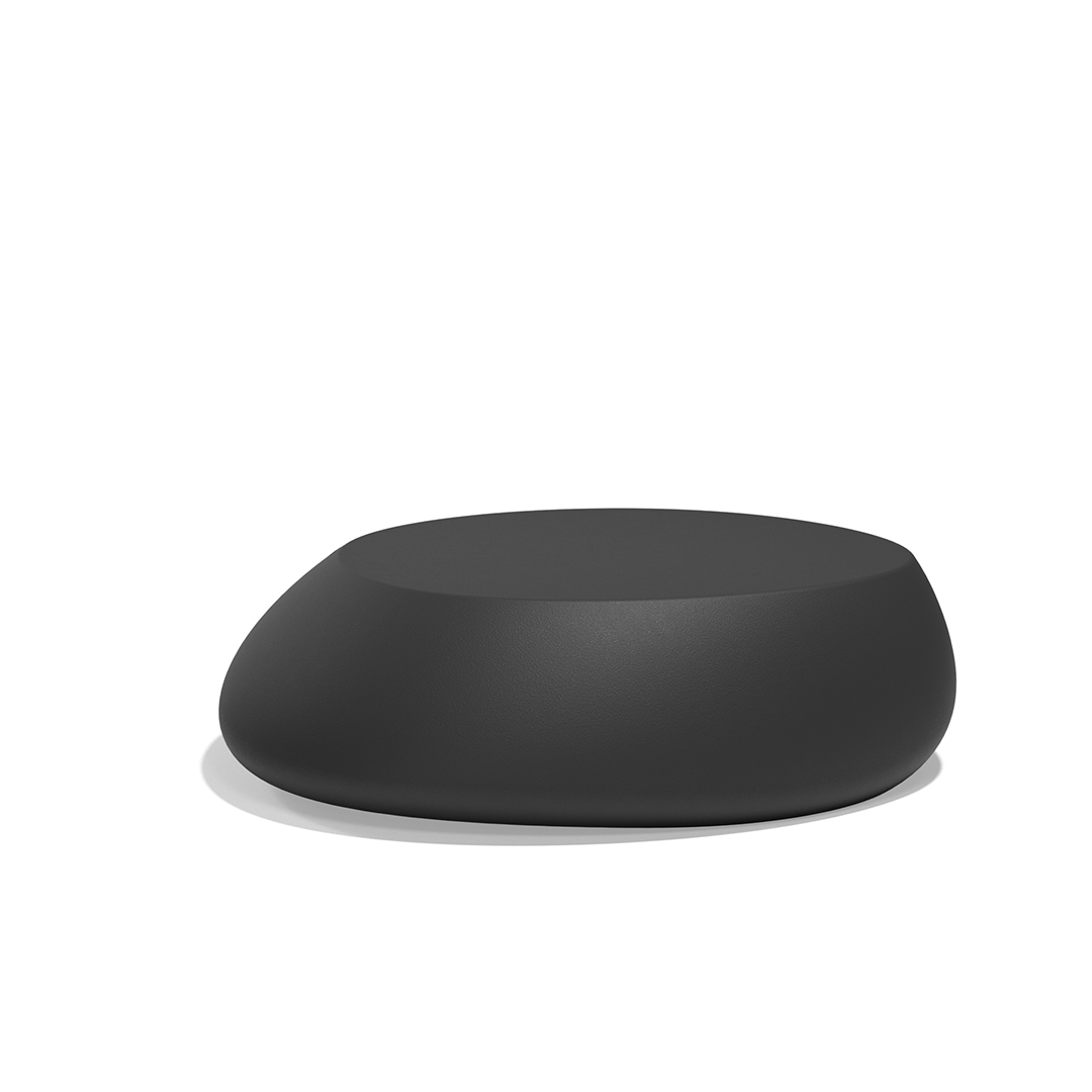 14 Vondom Stone Coffee Table Stefano Giovannoni 55007 Black 