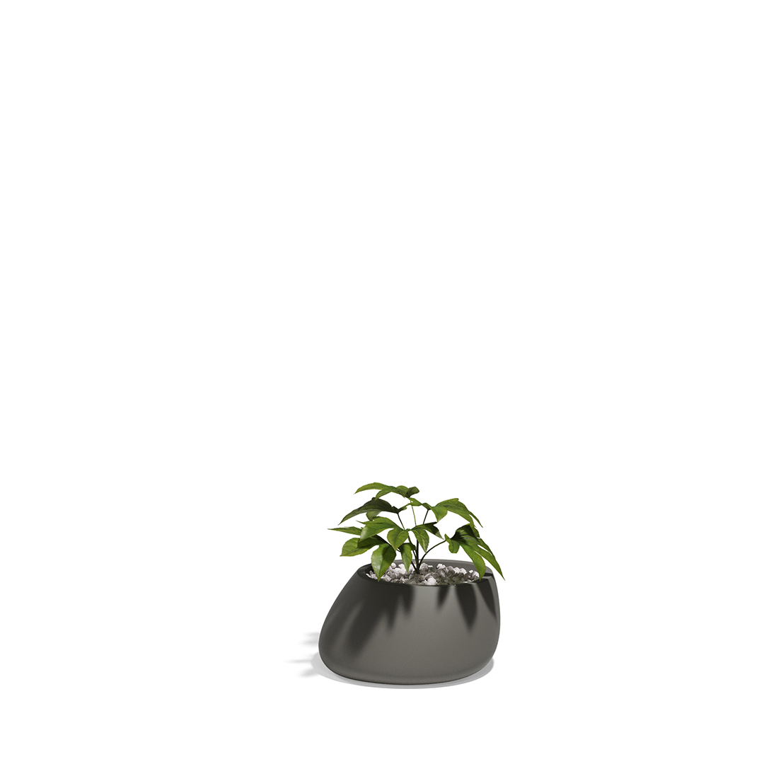 12 Vondom Stone Planter Stefano Giovannoni 55008A Anthracite 