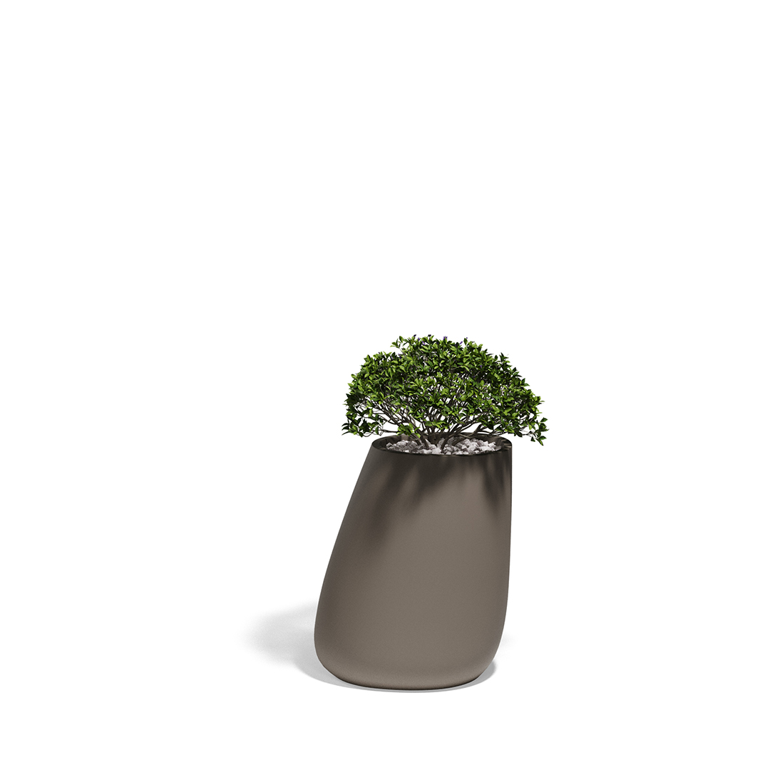 03 Vondom Stone Planter Stefano Giovannoni 55010A Tortora 