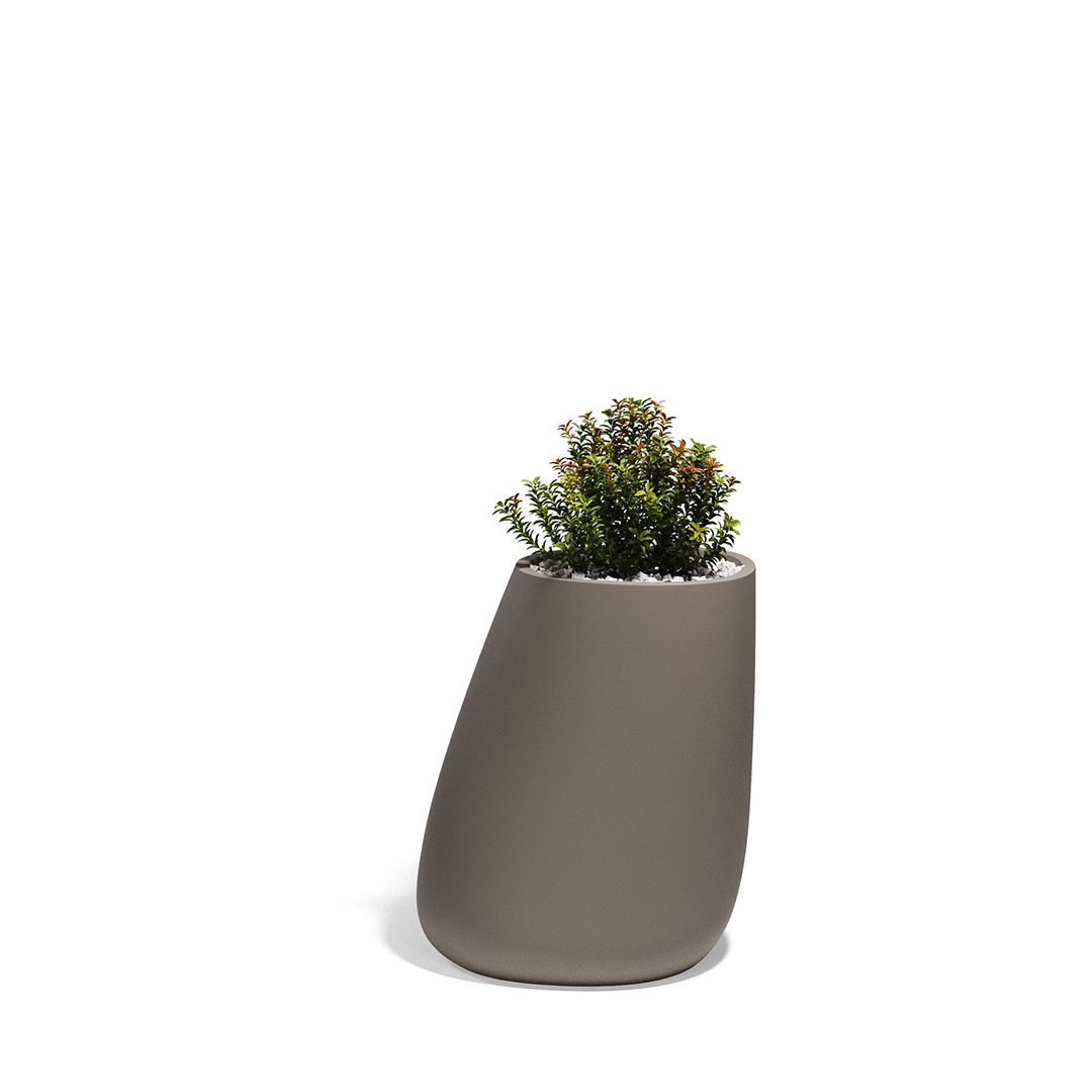 03 Vondom Stone Planter Stefano Giovannoni 55011A Tortora 