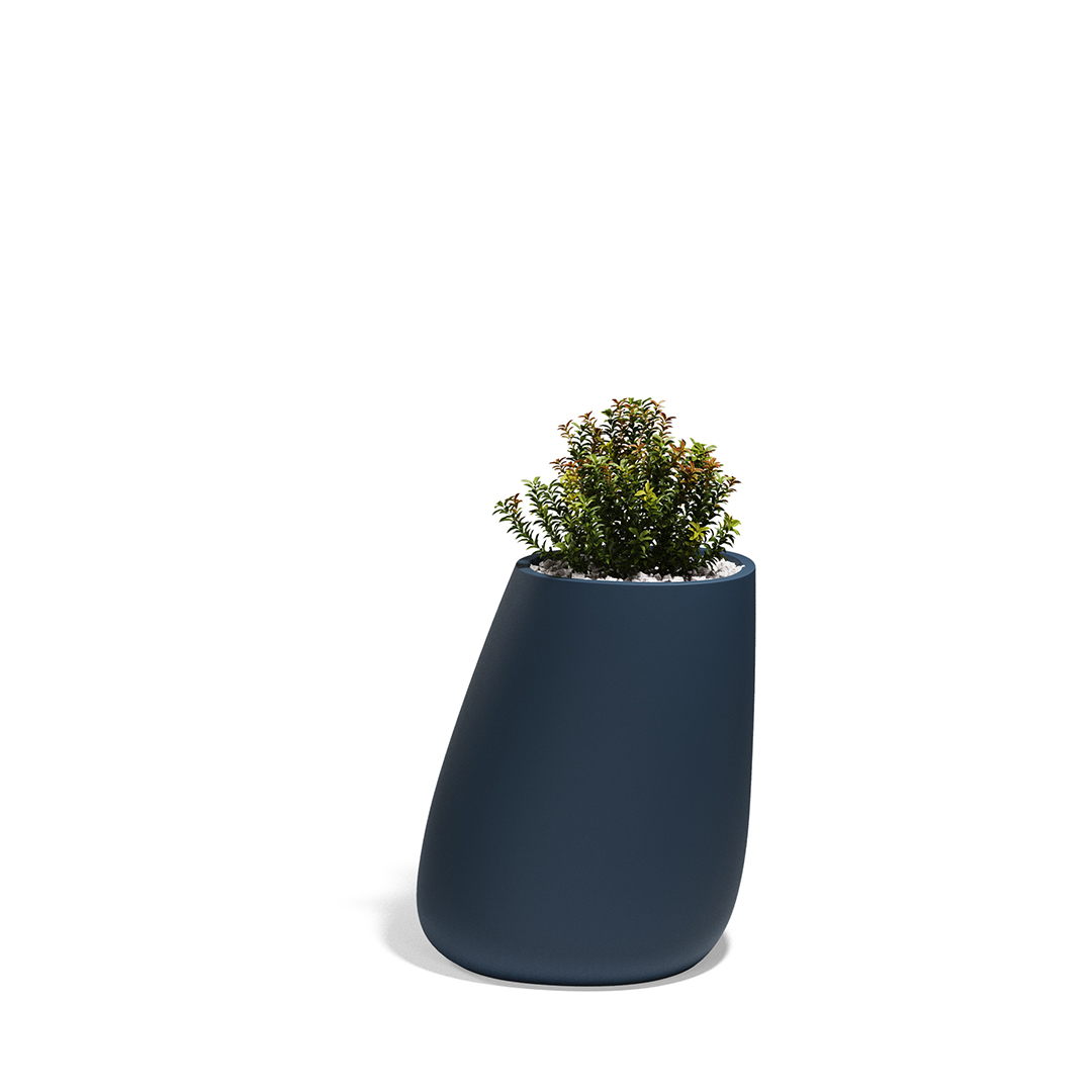 10 Vondom Stone Planter Stefano Giovannoni 55011A Blue 