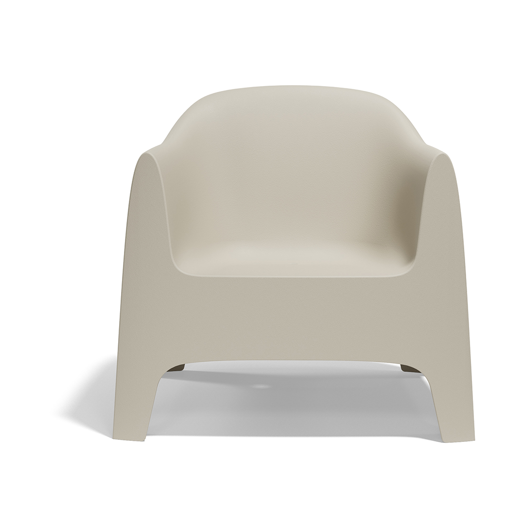 02 Vondom Solid Lounge Chair Stefano Giovannoni 55023 Ecru