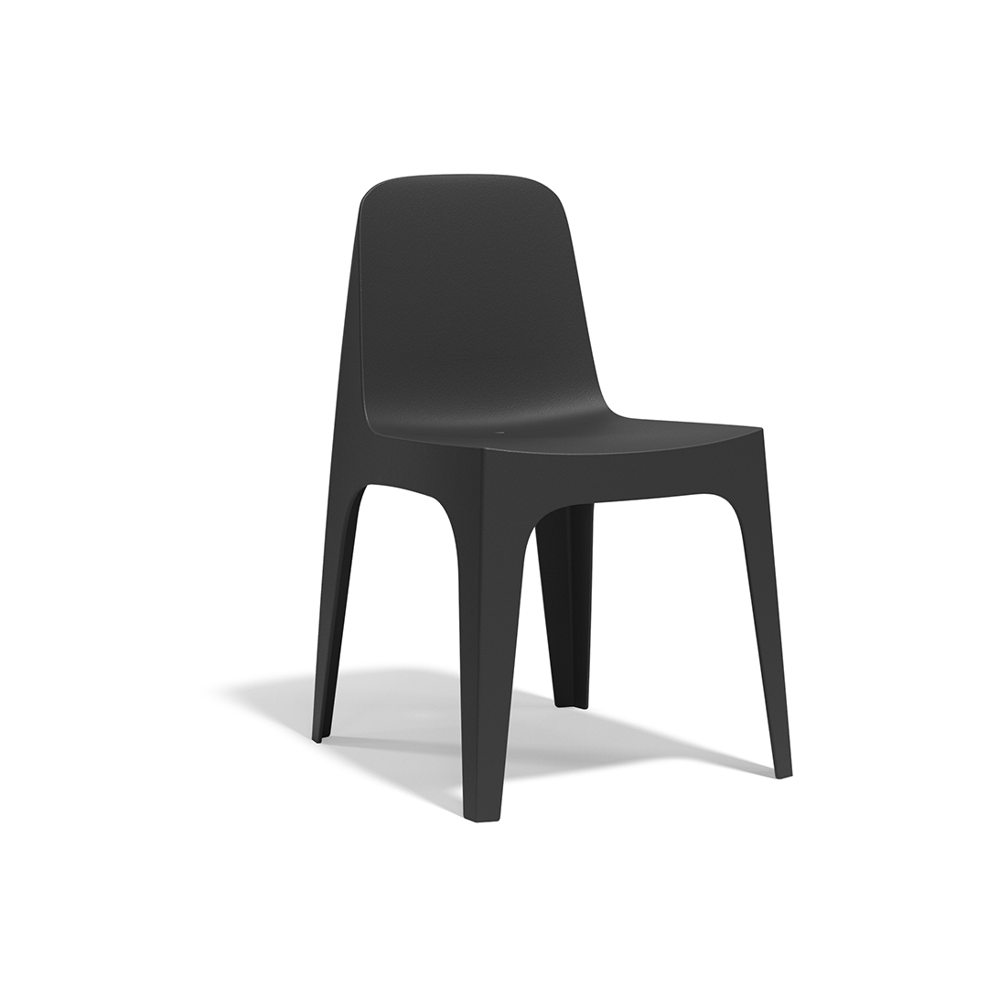 01 Vondom Solid Chair Stefano Giovannoni 55024 Black
