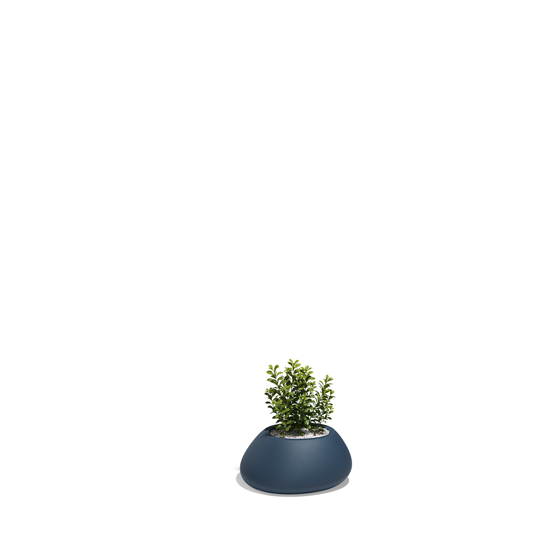 10 Vondom Stone Planter Stefano Giovannoni 55028A Blue 