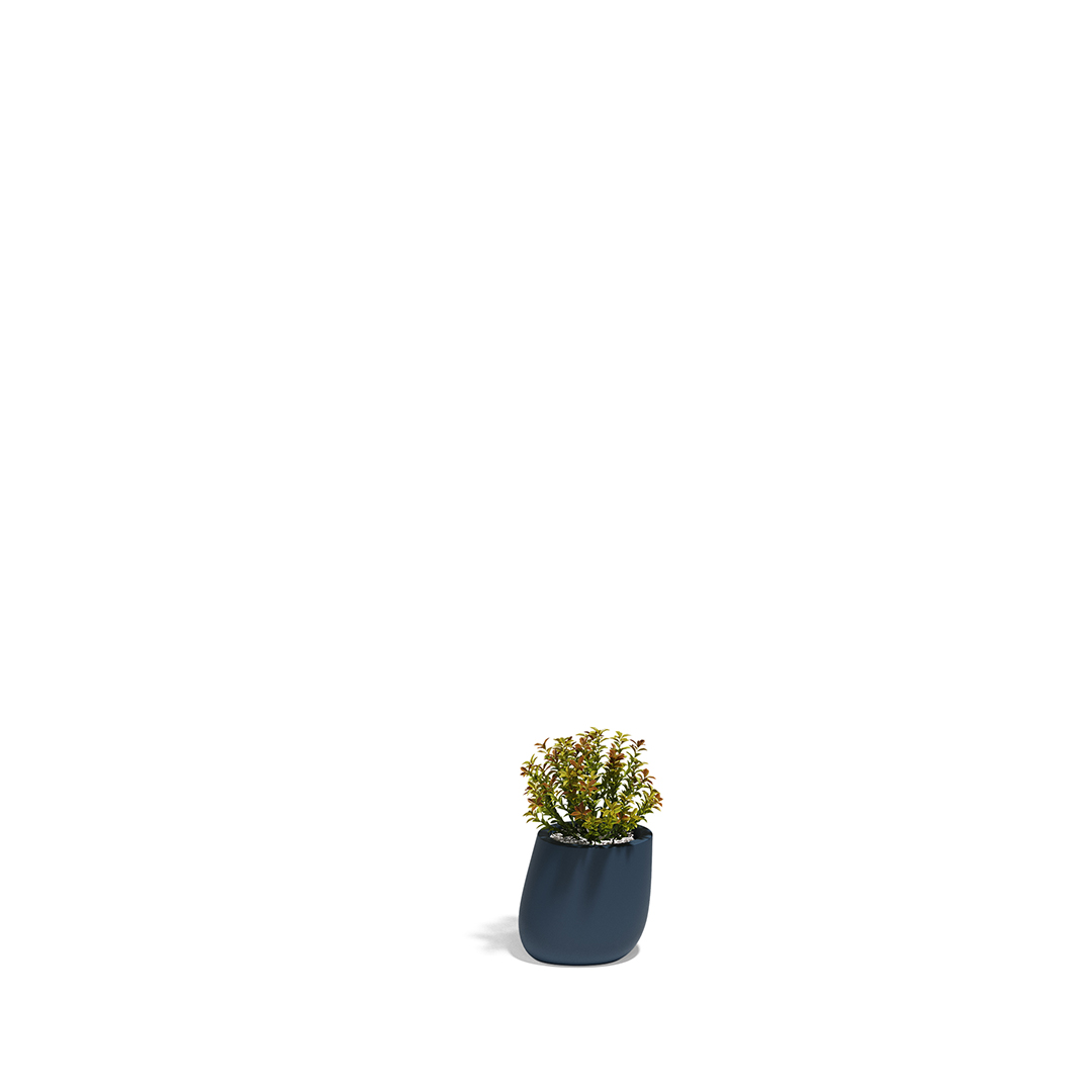 10 Vondom Stone Planter Stefano Giovannoni 55029A Blue 