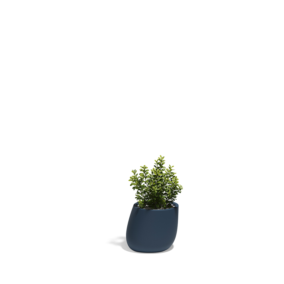 10 Vondom Stone Planter Stefano Giovannoni 55030A Blue 