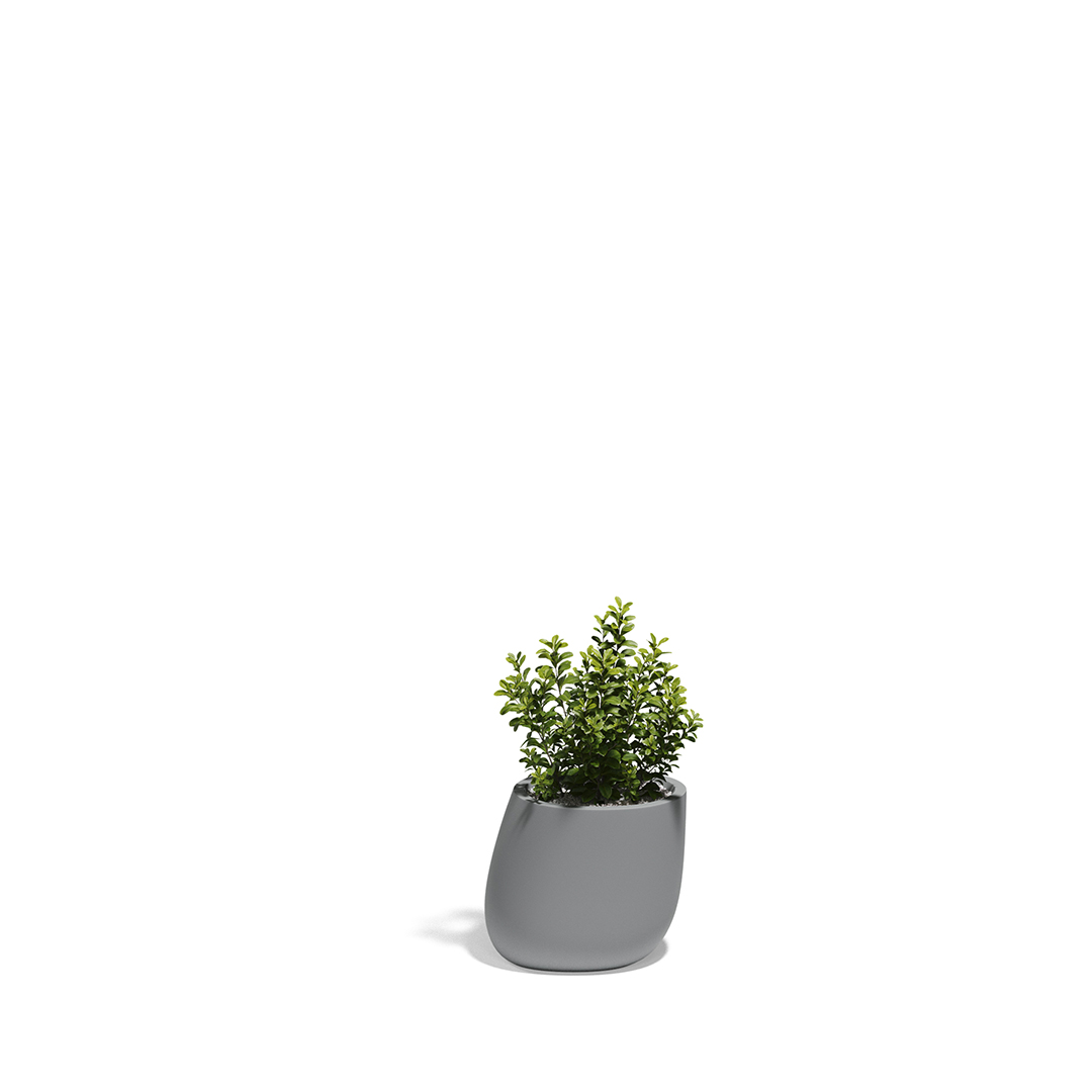 11 Vondom Stone Planter Stefano Giovannoni 55030A Gray 