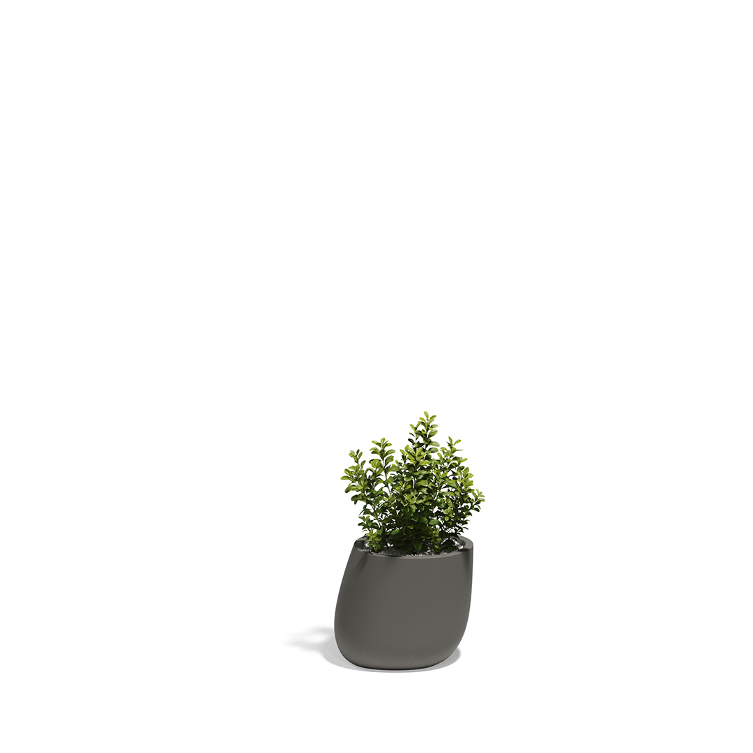 12 Vondom Stone Planter Stefano Giovannoni 55030A Anthracite 