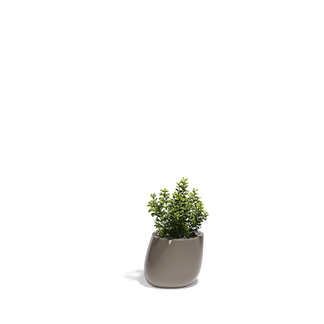 18 Vondom Stone Planter Stefano Giovannoni 55030F Tortora Lacquered 