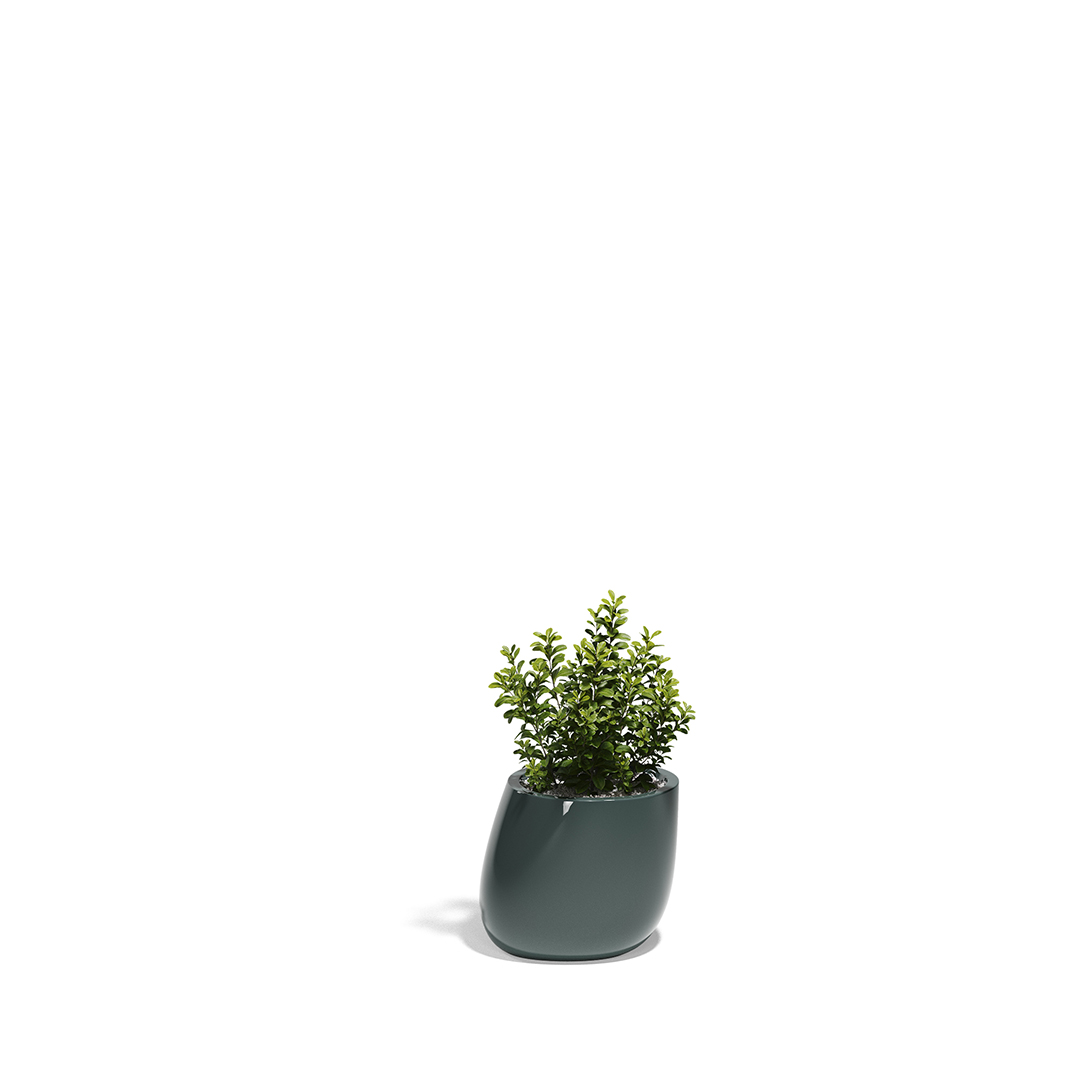 24 Vondom Stone Planter Stefano Giovannoni 55030F Green Lacquered 