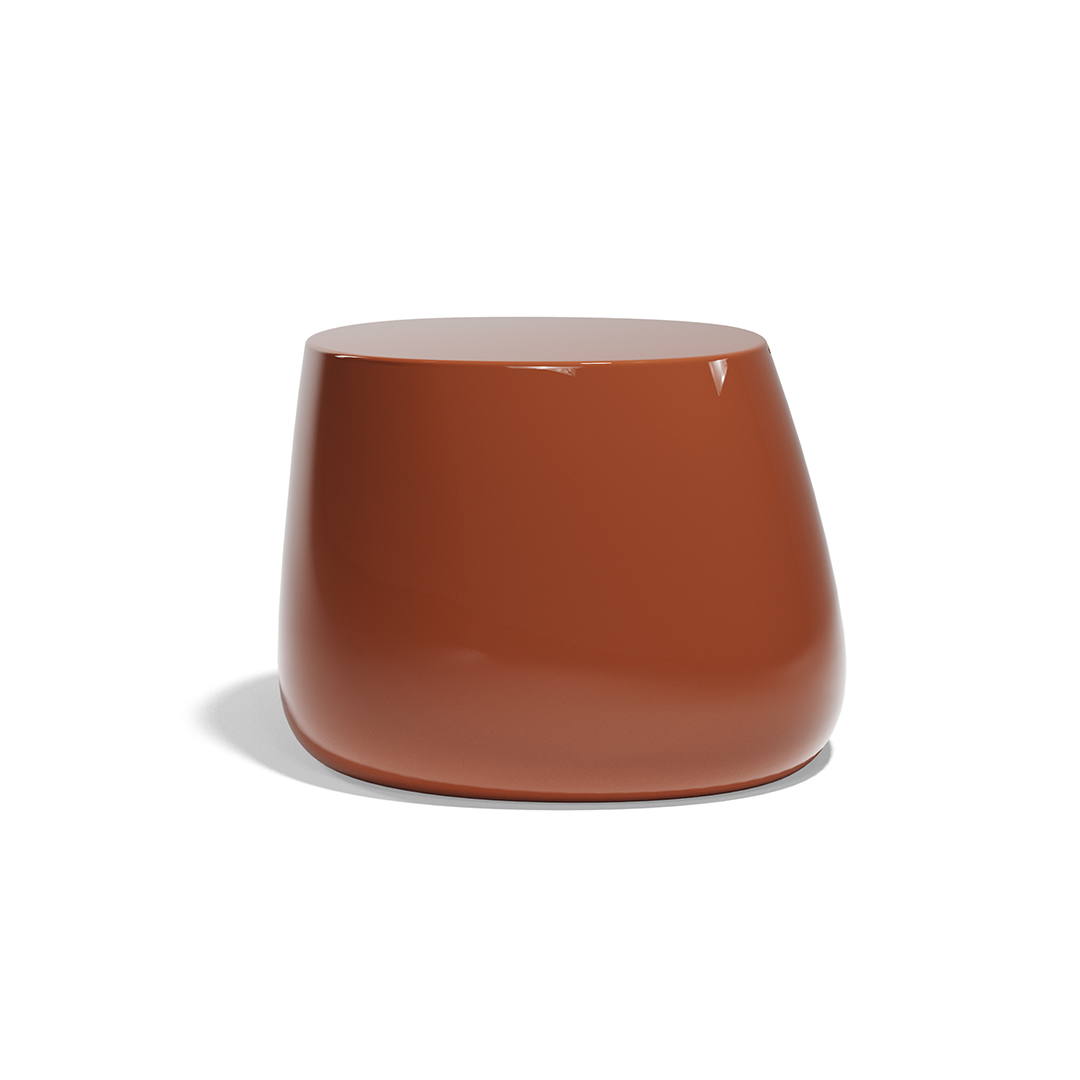 22 Vondom Stone Low Table Stefano Giovannoni 55031F Clay Lacquered 